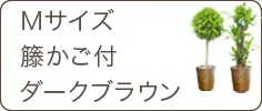 Ｍサイズ、籐かご付ダークブラウン