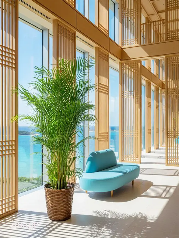 アレカヤシ葉っぱ拡大画像