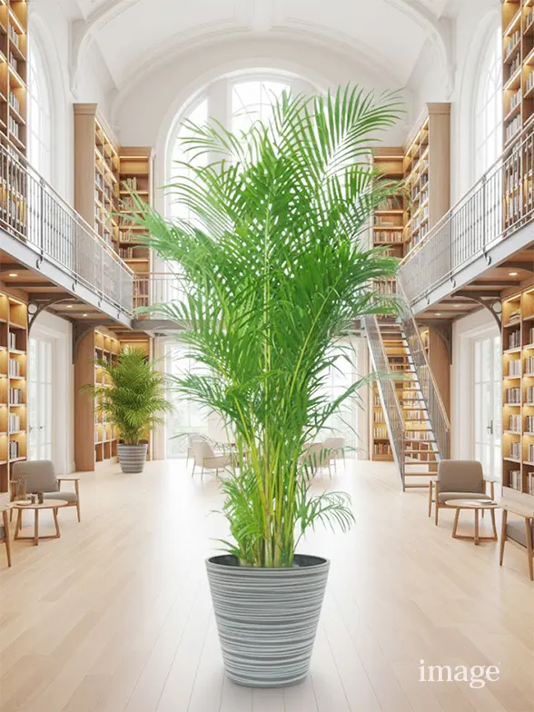 アレカヤシ葉っぱ拡大画像