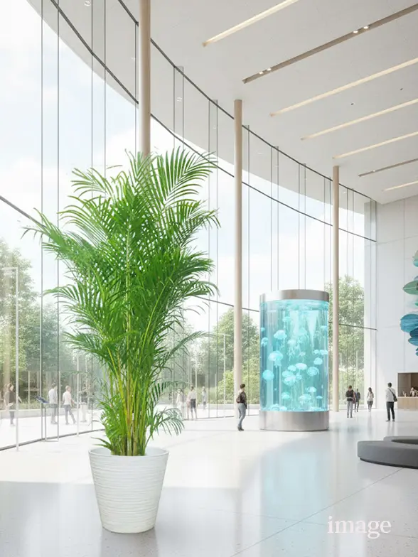 アレカヤシ葉っぱ枝も入った画像