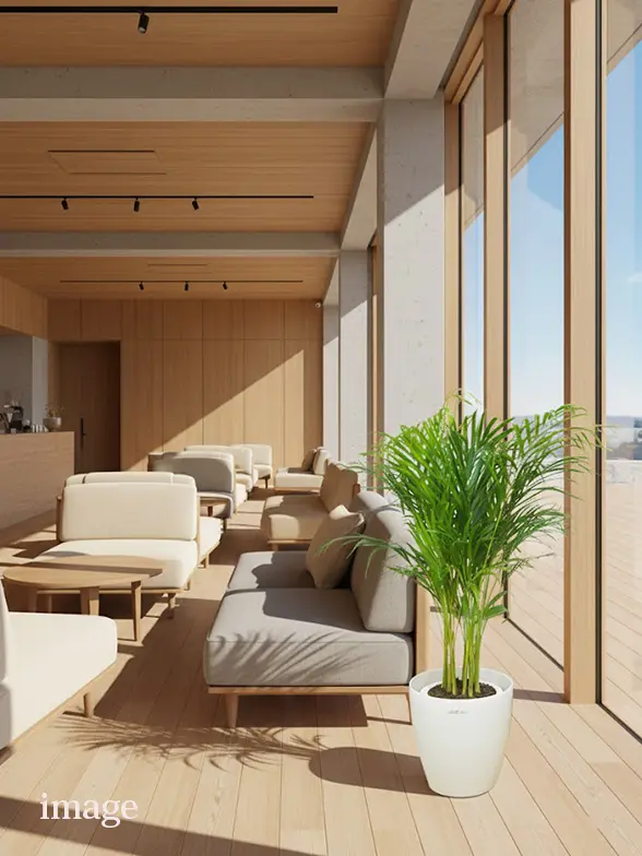 アレカヤシ葉っぱ枝も入った画像