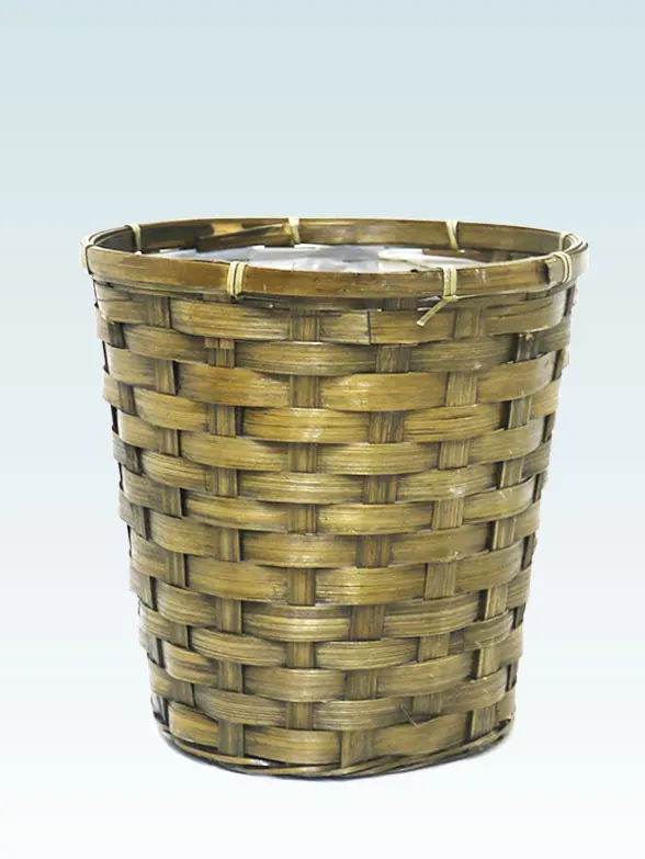 幸福の木籐製の鉢カバー単体画像