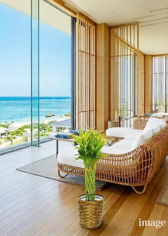 ミリオンバンブー籐製の鉢カバーイメージ画像