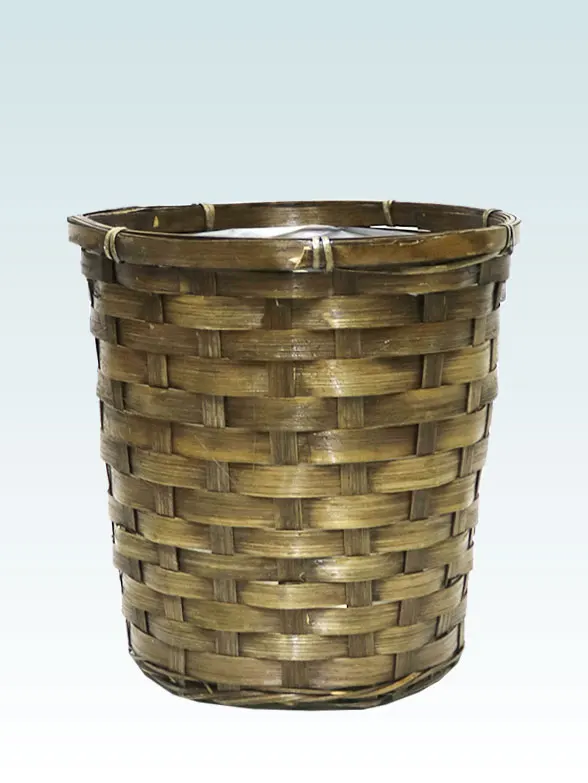 パキラ籐製の鉢カバー単体画像
