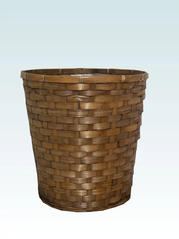 ポトスライムタワー籐製の鉢カバー単体画像