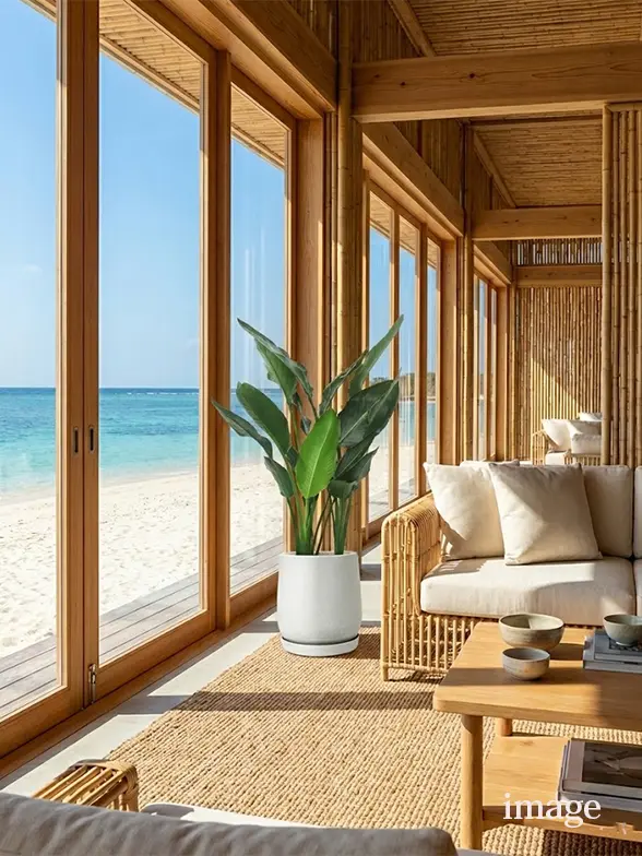 ストレリチア・レギネ葉っぱ拡大画像