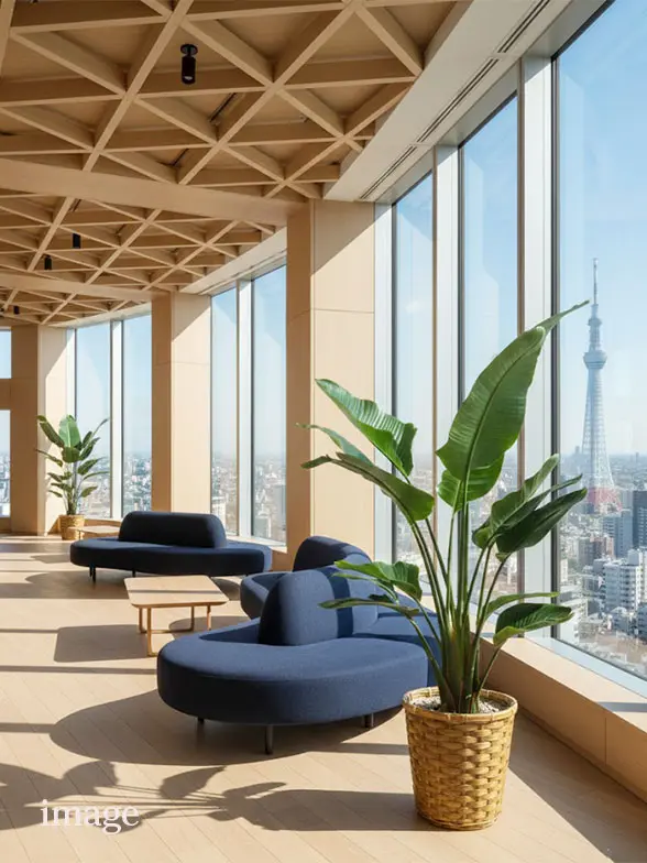 ストレリチア・オーガスタ葉っぱ枝も入った画像