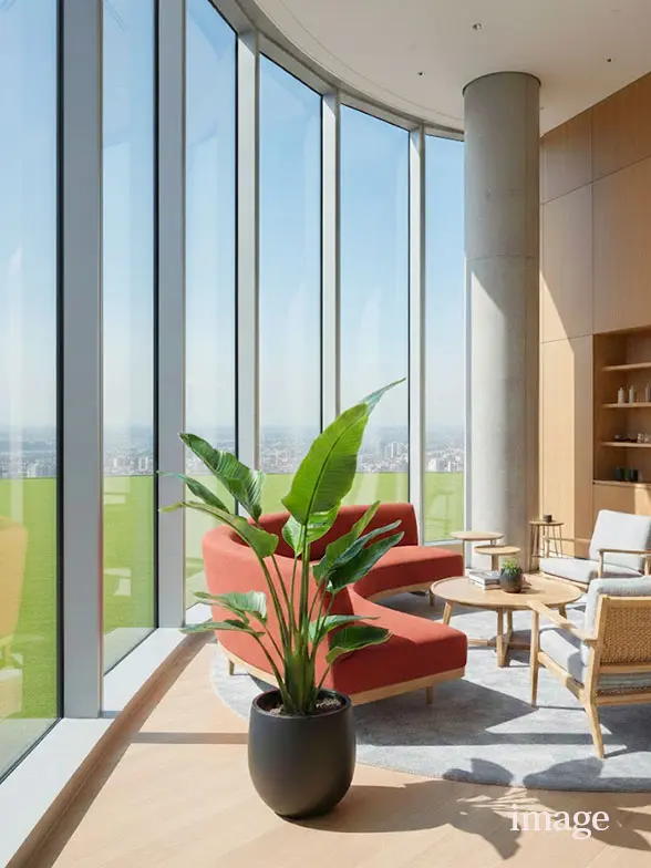 ストレリチア・オーガスタ葉っぱ枝も入った画像