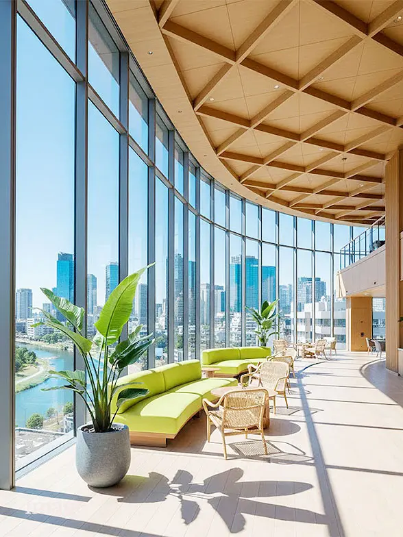 ストレリチア・オーガスタ葉っぱ枝も入った画像