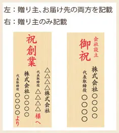 創業・会社設立祝いの立て札